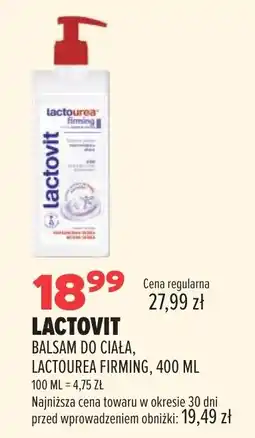 Drogerie Natura LACTOVIT BALSAM DO CIAŁA, LACTOUREA FIRMING oferta