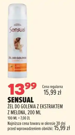 Drogerie Natura Sensual Żel do Golenia z Ekstraktem z Melona oferta