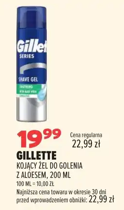 Drogerie Natura Gillette Kojący Żel do Golenia z Aloesem oferta