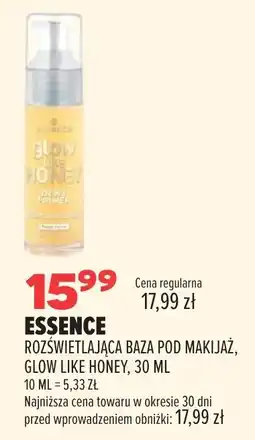 Drogerie Natura Essence Rozświetlająca Baza Pod Makijaż, Glow Like Honey oferta