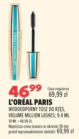 Drogerie Natura L'Oréal Paris Wodoodporny tusz do rzęs, Volume Million Lashes oferta