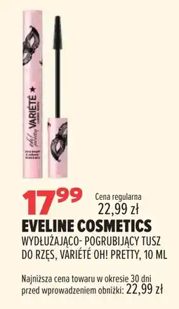 Drogerie Natura EVELINE COSMETICS WYDŁUŻAJĄCO-POGRUBIAJĄCY TUSZ DO RZĘS, VARIÉTÉ OH! PRETTY oferta