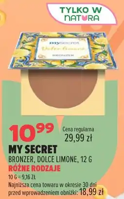 Drogerie Natura My Secret Bronzer Dolce Limone oferta