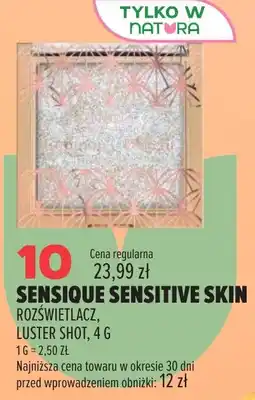 Drogerie Natura SENSIQUE SENSITIVE SKIN ROZŚWIETLACZ, LUSTER SHOT oferta