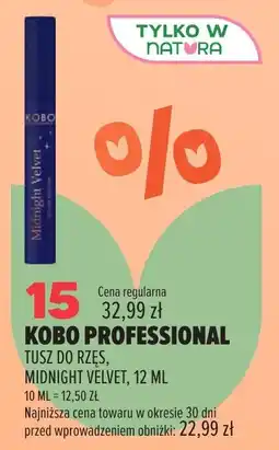 Drogerie Natura KOBO PROFESSIONAL TUSZ DO RZĘS, MIDNIGHT VELVET oferta