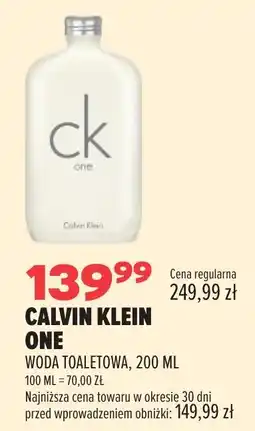 Drogerie Natura Calvin Klein One Woda Toaletowa oferta