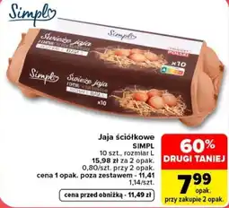 Carrefour Jaja ściółkowe SIMPL oferta