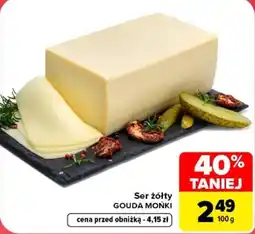 Carrefour Ser żółty Gouda Mońki oferta