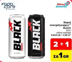 Carrefour Napój energetyzujący BLACK oferta