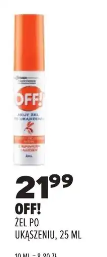 Drogerie Natura OFF! ŻEL PO UKĄSZENIU oferta