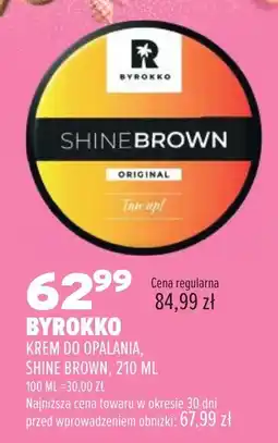 Drogerie Natura BYROKKO KREM DO OPALANIA, SHINE BROWN oferta