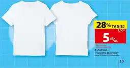 Auchan T-shirt biały, wyprawka dziecięca oferta