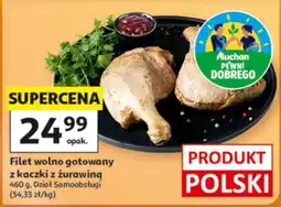 Auchan Filet wolno gotowany z kaczki z żurawiną oferta