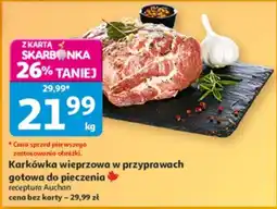 Auchan Karkówka wieprzowa w przyprawach oferta