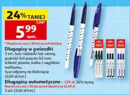 Auchan Długopisy w gwiazdki oferta