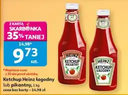 Auchan Ketchup Heinz łagodny lub pikantny oferta