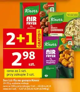 Auchan Sos lub fix na gorąco Knorr oferta