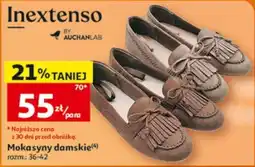 Auchan Inextenso Mokasyny damskie oferta