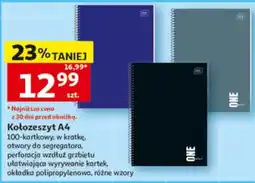 Auchan Kołozeszyt A4 ONE oferta