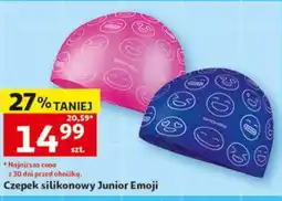 Auchan Czepek silikonowy Junior Emoji oferta