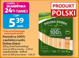 Auchan Parówki z polskiej szynki Dolina Dobra oferta