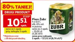 Auchan Piwo Żubr oferta
