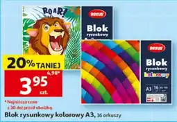Auchan Blok rysunkowy kolorowy oferta