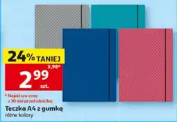 Auchan Teczka A4 z gumką oferta