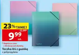 Auchan Teczka A4 z gumką z polipropylenu oferta