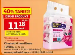 Auchan Chusteczki nawilżane Tullino oferta