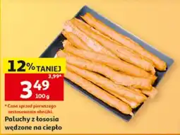 Auchan Paluchy z łososia wędzone na ciepło oferta