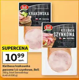 Auchan Kiełbasa krakowska parzona lub szynkowa, Bell oferta