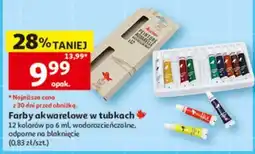 Auchan Farby akwarelowe w tubkach oferta