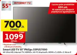 Auchan Smart LED TV 55" Philips 55PUS7000 oferta