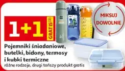 Auchan Pojemniki śniadaniowe, butelki, bidony, termosy i kubki termiczne oferta