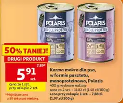 Auchan Karma mokra dla psa, w formie pasztetu, monoproteinowa, Polaris oferta