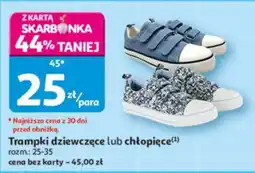 Auchan Trampki dziewczęce lub chłopięce oferta