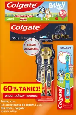 Auchan Pasta, szczoteczka do zębów, dla dzieci, Colgate oferta