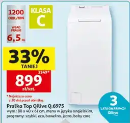 Auchan Pralka Top Qilive Q.6975 oferta