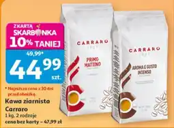 Auchan Kawa ziarnista Carraro oferta