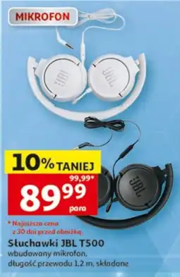 Auchan Słuchawki JBL T500 oferta
