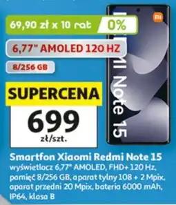 Auchan Smartfon Xiaomi Redmi Note 15 oferta