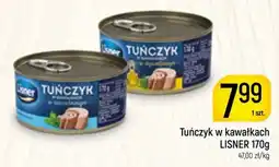 Delikatesy Piotruś Pan Tuńczyk w kawałkach LISNER oferta