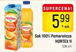 Delikatesy Piotruś Pan Sok 100% Pomarańcza Hortex oferta