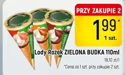 Delikatesy Piotruś Pan Lody Rożek ZIELONA BUDKA oferta