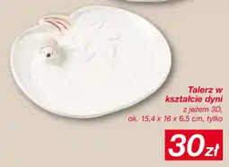 KiK Talerz w kształcie dyni z jeżem 3D oferta