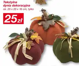 KiK Tekstylna dynia dekoracyjna oferta