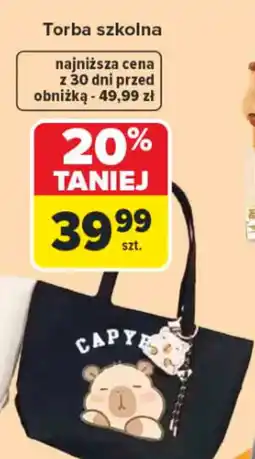Carrefour Torba szkolna oferta