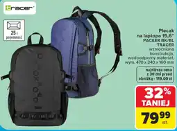 Carrefour Plecak na laptopa 15,6" PACKER BK/BL TRACER oferta