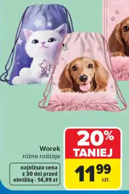 Carrefour Worek różne rodzaje oferta